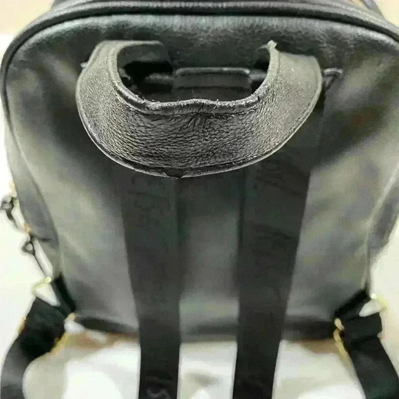 Betsey Johnson White Black Quilted Backpack Small - Picture 4 of 16